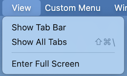 BasicViewMenu