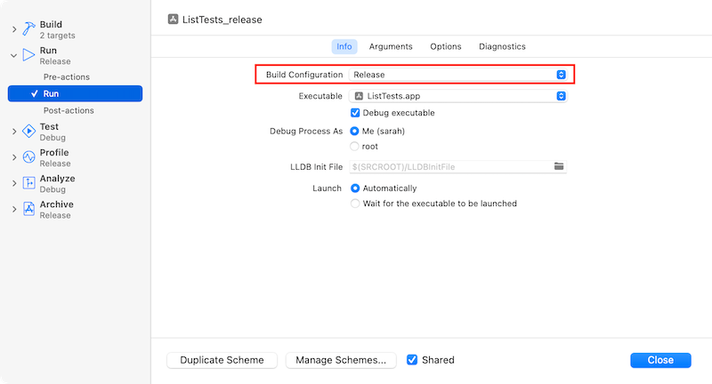 Release Scheme
