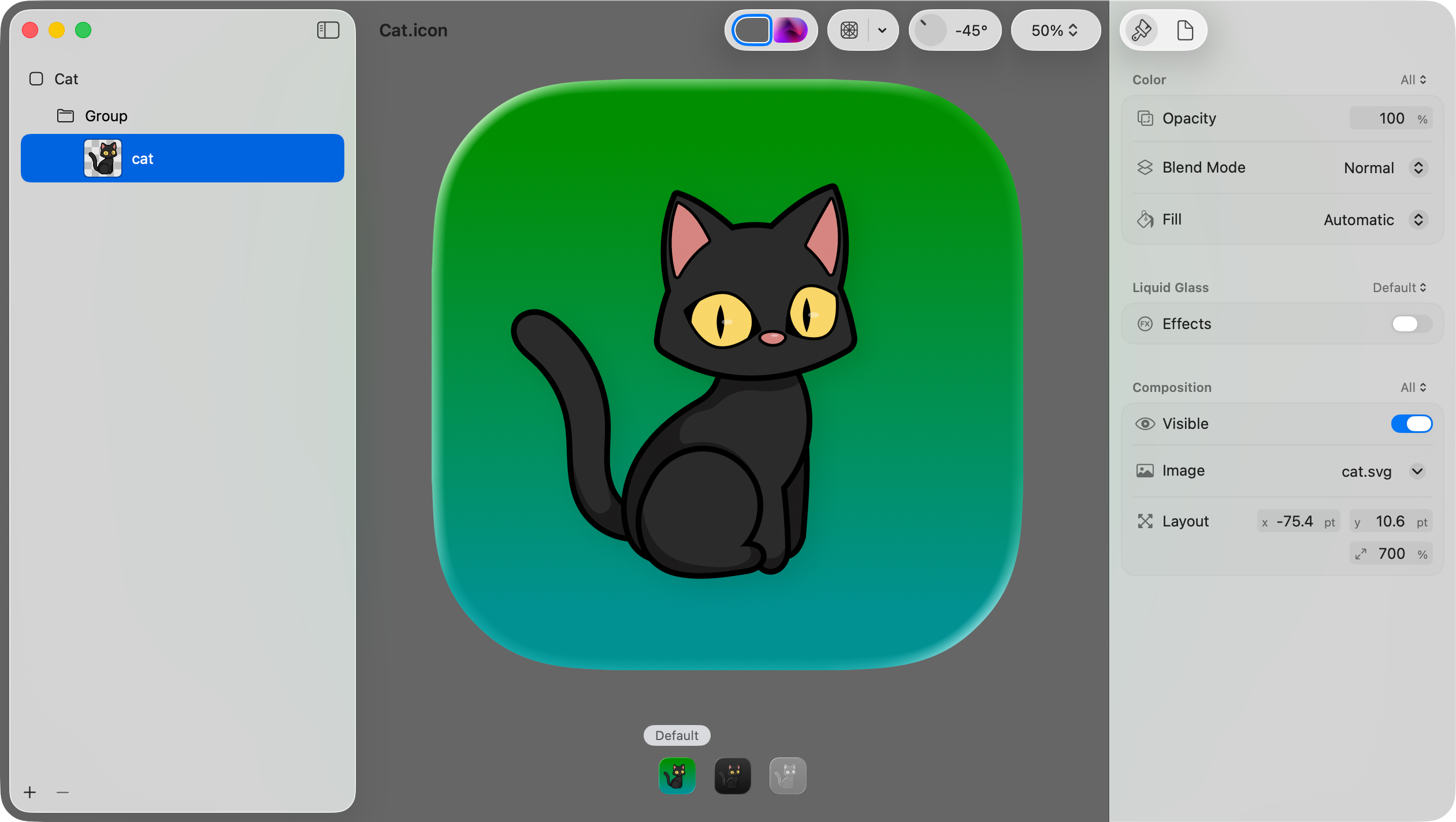 Icon composer